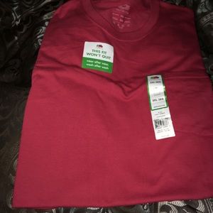 Last 1 3x Crew Fruit Of Loom T Shirt Pocket